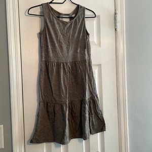 NWT Old Navy XL Gray tiered sleeveless dress